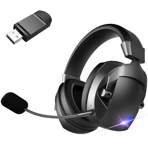 Wireless Gaming Headset 36H Battery 50mm Drivers Black/White 2