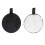 2 pezzi Puff Struccanti Riutilizzabili, Fibre Vegetali Morbide, Nero e Bianco 2