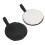 2 pezzi Puff Struccanti Riutilizzabili, Fibre Vegetali Morbide, Nero e Bianco 11