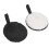 2 pezzi Puff Struccanti Riutilizzabili, Fibre Vegetali Morbide, Nero e Bianco 15