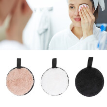 Soft Plant Fibre Makeup Remover Puff 3 Colors Face Cleansing Tool