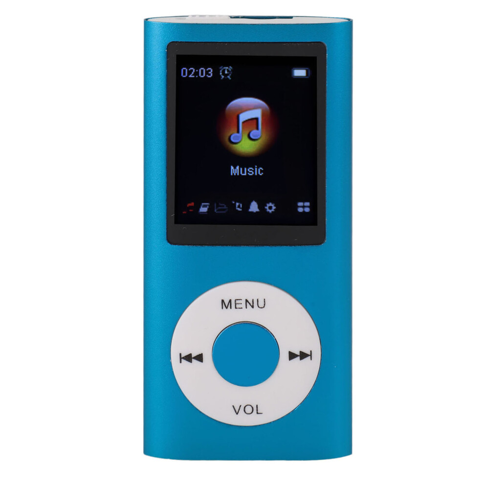 Portable Mp3 Player 1.8" Tft Screen 8Gb Hifi Sound Mode Blue 7891385939428