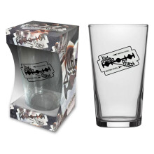Judas Priest British Steel Beer Glass
