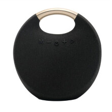Altoparlante Portatile da 5 W. Carillon Wireless In Tessuto Colorato Alla Moda per Esterno Rockmia EBS-029 (Nero)