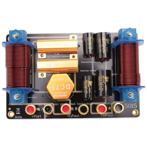 1100W Audio Frequency Divider Two Way Speaker Crossover 12 15 Pouces Stage Performance High Power Frequency Divider