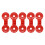 50pk Sun Shade Net Clips Round 1