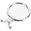 2Pcs Mini Mirror Silver Foldable Small Lightweight for Makeup Use 1