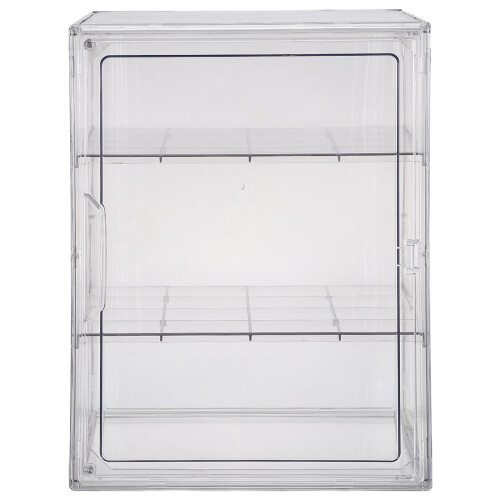 Stackable Transparent Display Case for Toys and Collectibles