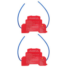 Rood Aluminium Brandblusser Auto Handsfree Reageert