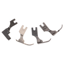 4Pcs Steel Roller Hem Presser Foot for Industrial Sewing Machine Use