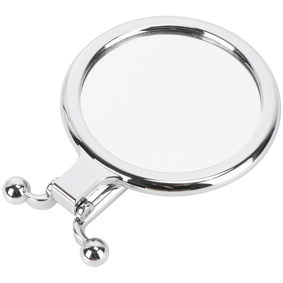 Aboofan Silver 3Pcs Mini Folding Mirror Durable Round Compact Makeup Mirror
