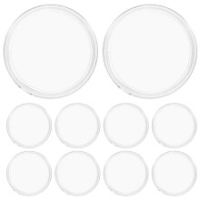 10Pcs Transparent Coin Storage Case Ps Organizer Box for Collectors