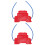 Red Automatic Fire Extinguisher Car Engine Compact Safety Device 1