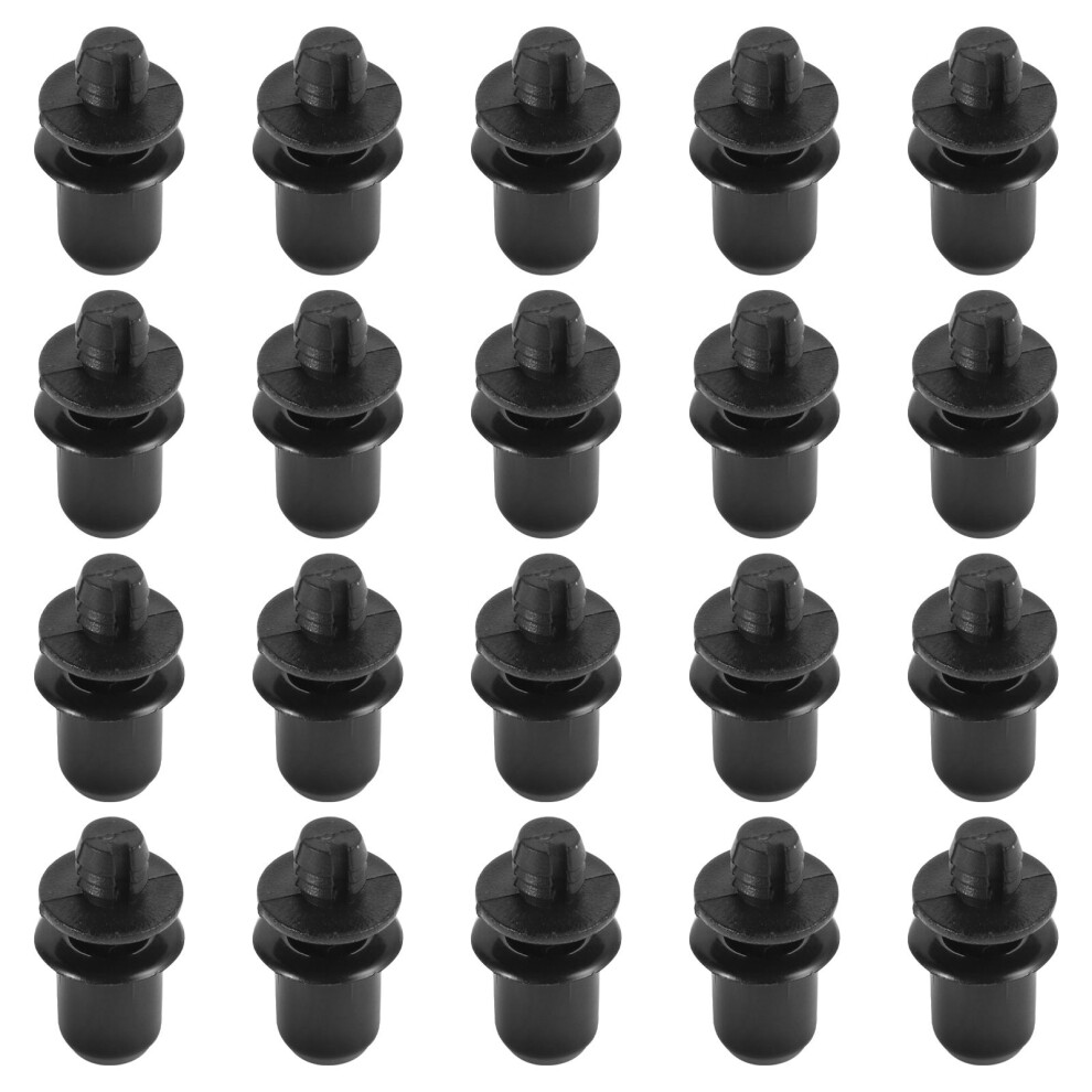40Sets Plastic Speaker Grill Pegs Clips With Snap Fasteners Tool Black 3681550799421