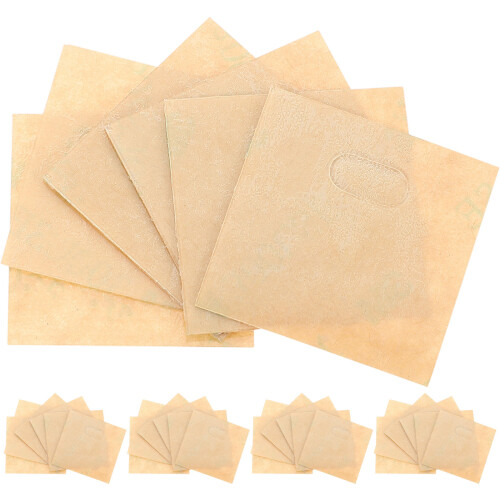 80Pcs Vertical Blind Repair Tabs PVC Plastic Light Brown