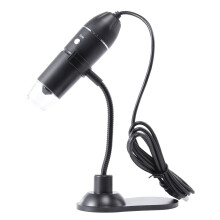 3Pcs Portable USB Digital Microscope with LED Light Black for Home