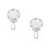 2Pcs Mini Mirror Silver Foldable Small Lightweight for Makeup Use 4