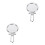 2Pcs Mini Mirror Silver Foldable Small Lightweight for Makeup Use 5