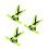 3Pcs Durable Light Green Reflective Vest Adjustable Night Safety Gear 8