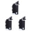 3Pièces Microscope Clip-on Noir Agrandisseur Téléphone Mobile 2