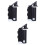 3Pièces Microscope Clip-on Noir Agrandisseur Téléphone Mobile 3