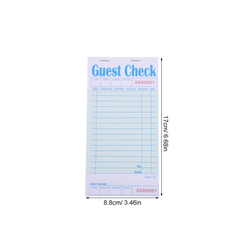 6Pcs Server Order Pads Books for Efficient Restaurant Use 1