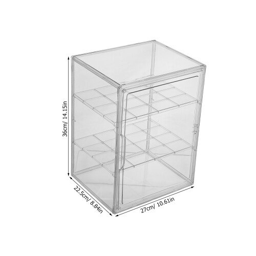 Stackable Transparent Display Case for Toys and Collectibles 1
