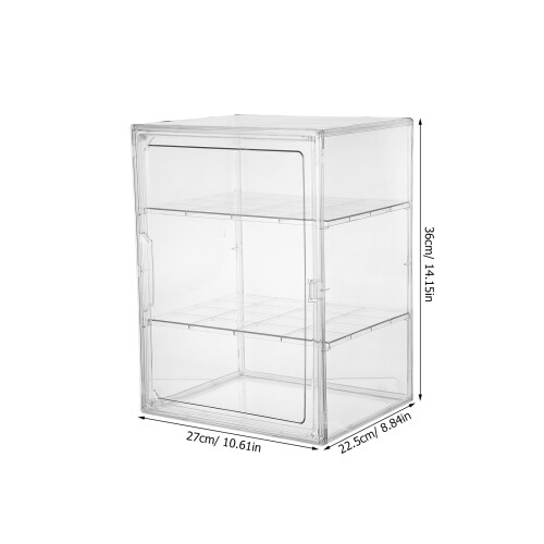 Stackable Transparent Display Case for Toys and Collectibles 2
