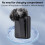 Microfono Lavalier Wireless 30m, 16Bit 48KHz, Plug Type-C, Batteria 12H 6