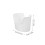 2Pcs Plastic Ear Washing Basin for Easy Ear Wax Removal White 3