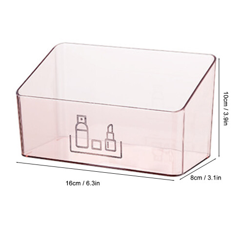 Mirror Cabinet Desk Storage Box PS Cosmetic Organizer, 104g 1