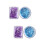 4Pcs Mini Portable Double-Sided Makeup Mirrors Small Cosmetic Gift 7