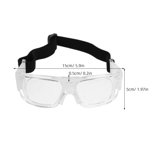 Clear Pc Protective Sports Goggles with Adjustable Strap for Men 1