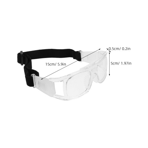 Clear Pc Protective Sports Goggles with Adjustable Strap for Men 2