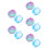 10Pcs Unbreakable Silicone Ashtray Holders for Home Office Car Use 8