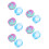 10Pcs Unbreakable Silicone Ashtray Holders for Home Office Car Use 10