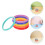6Pcs Rainbow Resin Children Bangles Set Stackable Cute Bracelets 10
