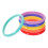 6Pcs Rainbow Resin Children Bangles Set Stackable Cute Bracelets 11