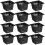 20Pcs Lightweight Black Square Mesh Net Cups for Hydroponics Planting 9