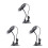 3Pcs Portable USB Digital Microscope with LED Light Black for Home 8