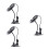 3Pcs Portable USB Digital Microscope with LED Light Black for Home 10