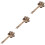 3Pcs Coconut Shell Bamboo Handle Beige Hand Percussion 7