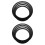 8Pcs Flexible Drum Mute Rings Black Drum Kit Accessories for Practice 8