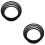 8Pcs Flexible Drum Mute Rings Black Drum Kit Accessories for Practice 9
