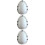 3Pcs Plastic Egg Mold for Party Use Durable Reusable Washable White 10