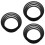 12Pcs Portable Black Drum Mute Rings for Efficient Drum Practice 9