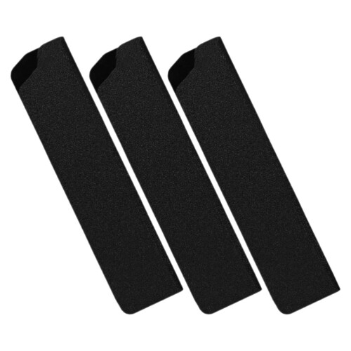 12Pcs Black Edge Protectors with Flocked Lining for Safe Storage 1
