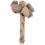2Pcs Coconut Shell with Bamboo Handle Beige Hand Percussion 3