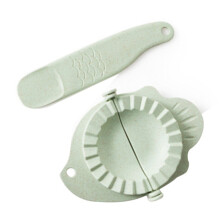 Set di realizzapasta a forma di ravioli in plastica da appendere con cucchiaio, Ø 14 cm, verde