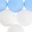 100Pcs Multi Coloured PP Table Tennis Balls Matte Grip for 8